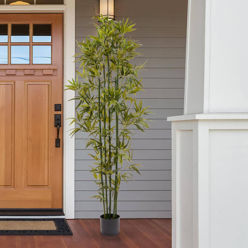 🎋 Artificial Bamboo Trees Set of 2