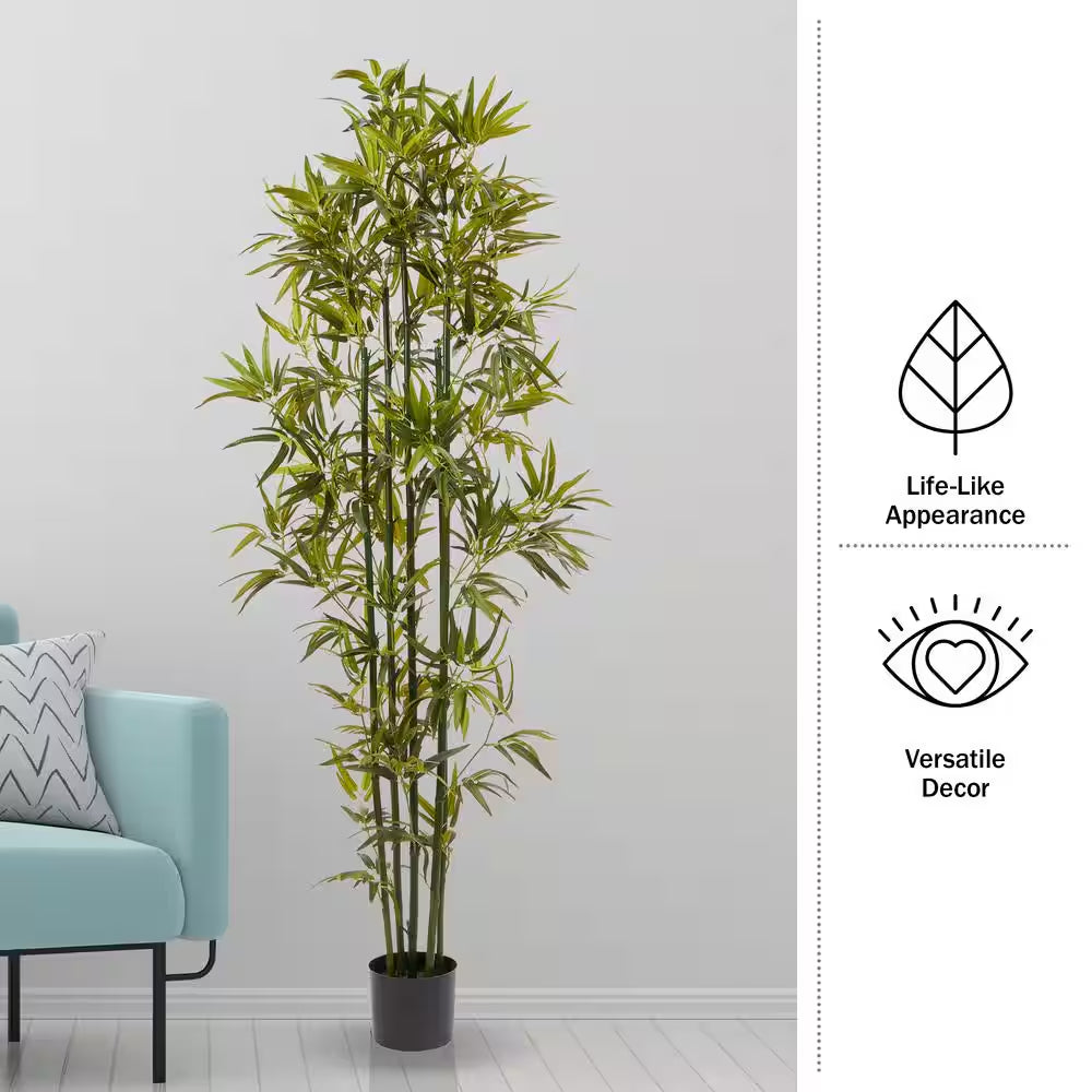 🎋 Artificial Bamboo Trees Set of 2