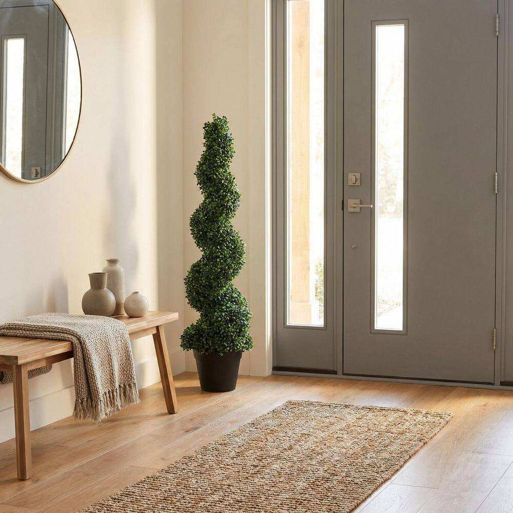 🌱 Artificial Boxwood Spiral Topiary Tree