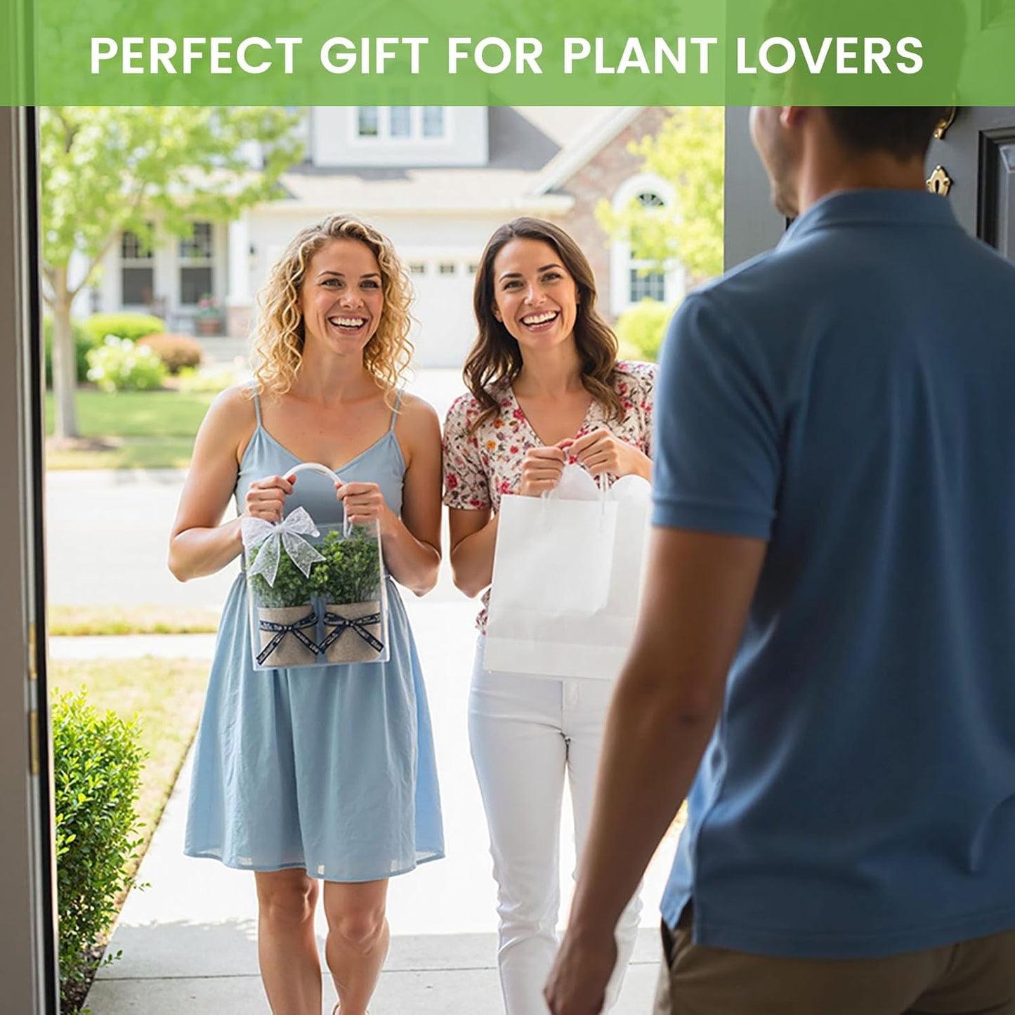2 Pack Small Eucalyptus Plant, 8.6" Tall Small Fake Plants Potted Realistic Artificial Indoor Plants with Carry Bag for Bathroom Shelf Home Decor