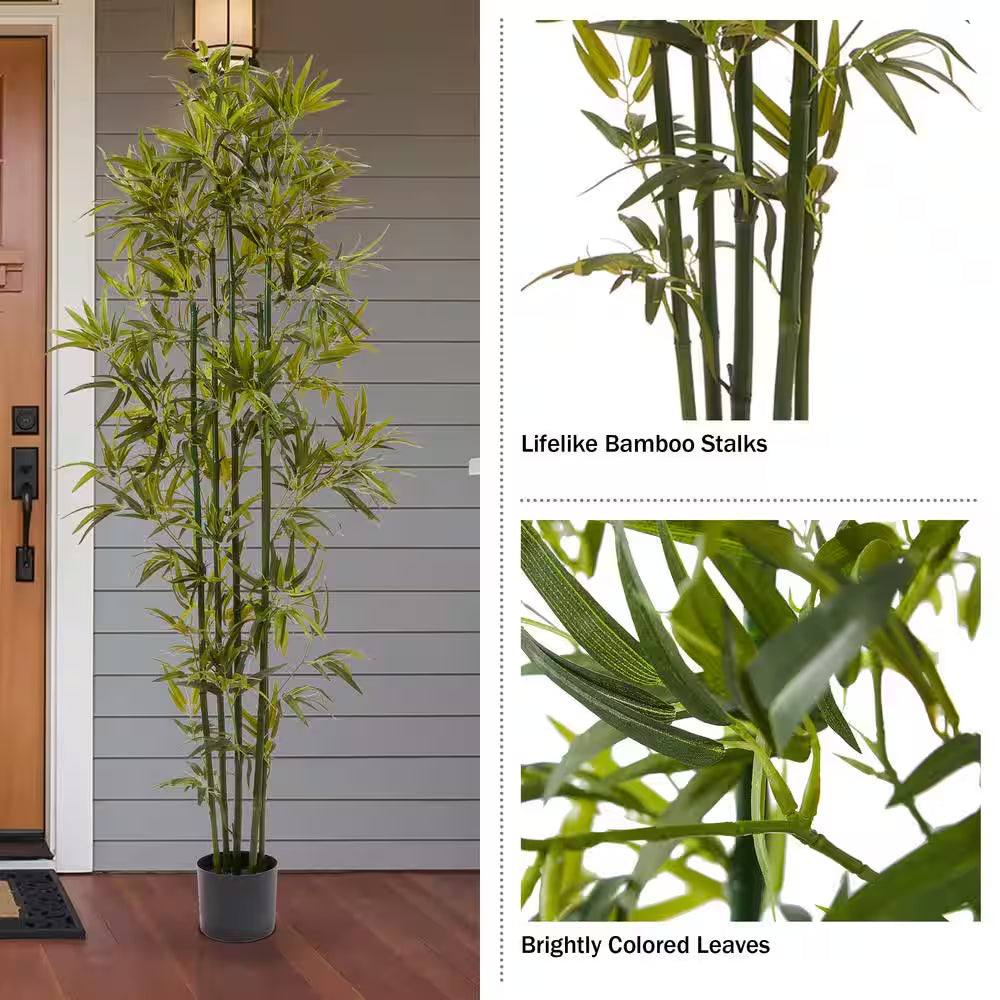 🎋 Artificial Bamboo Trees Set of 2