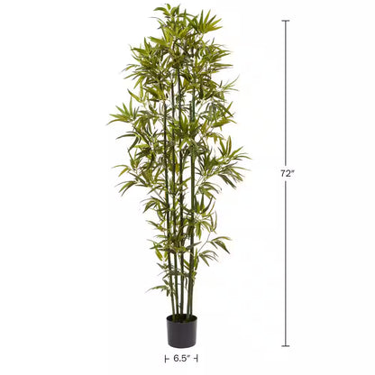 🎋 Artificial Bamboo Trees Set of 2