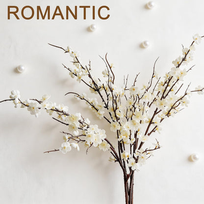 6Pcs Cherry Blossom Branches 39 Inch Artificial Cherry Blossom Decor for Spring Decorations for Home, Faux Long Stem Artificial Flowers for Tall Vase Wedding Party Office (6Pcs)